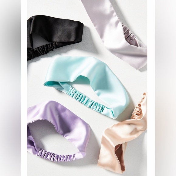 ANTHROPOLOGIE Clubhouse Scarf 2 Cream & Black Headbands - Picture 7 of 10